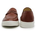 Tenis Casual Idealle Penny Loafer Gravata Whisk Couro Legítimo