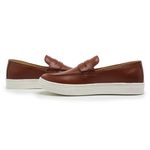 Tenis Casual Idealle Penny Loafer Gravata Whisk Couro Legítimo