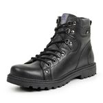 Bota Coturno Masculino Firenze Premium Couro Eco Preto