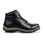 Bota Coturno Adventure Piemonte Couro Eco Preto