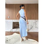 Vestido Midy Azul Alury