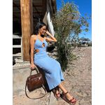 Vestido Midi Azul Chloe