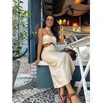 Vestido Midi Manteiga Sancho