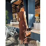 Vestido Midi Marrom Luma