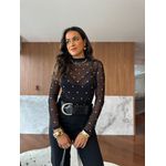 Blusa em Tule Poá