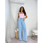 Body Decote Quadrado Rosa Misey