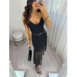 Vestido Midi Poá Marlyn