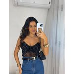 Blusa Tule Poá Byna