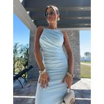 Vestido Azul Midi Liana