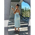 Vestido Azul Midi Liana