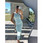 Vestido Azul Midi Liana
