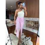 Saia Midi Rosa Melly