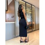 Vestido Midi Preto Lory