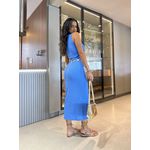 Vestido Midi Azul Lory
