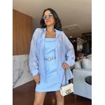 Vestido Curto Azul Eva