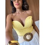 Corset Amarelo Zuleica