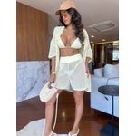 Conjunto em Crochê Amarelo Rafa