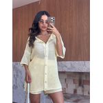 Conjunto em Crochê Amarelo Rafa