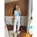 Blusa Acetinada Azul Cida