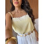 Blusa Acetinada Manteiga Cida