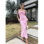 Vestido Midi Rosa Nena