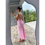 Vestido Midi Rosa Nena