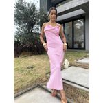 Vestido Midi Rosa Nena