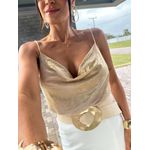Blusa Dourada Gilda