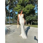 Vestido Midi Areia Pérola