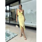 Vestido Midi Amarelo Juma