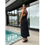 Vestido Midi Preto Joma