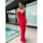 Vestido Midi Vermelho Yara