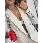 Blazer Inspiração Balmain Areia