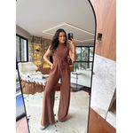 Conjunto Bella Regata Marrom