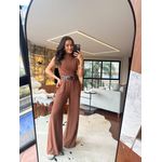 Conjunto Bella Regata Marrom