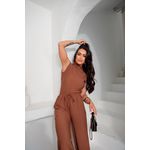 Conjunto Bella Regata Marrom