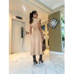 Vestido Midi Nude Bily