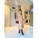 Vestido Midi Nude Bily