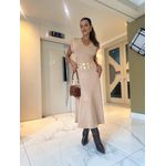 Vestido Midi Nude Bily