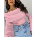 Blusa Ombro a Ombro Rosa Bebe Bourn