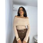 Blusa Ombro a Ombro Nude Bourn