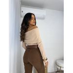 Blusa Ombro a Ombro Nude Bourn