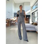 Conjunto Alfaiataria Cinza Cely