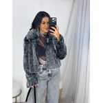 Body Tule Mescla Cinza Diner