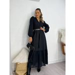 Vestido Midi Preto Divino