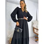 Vestido Midi Preto Divino