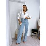 Calça Wide Leg Jeans Jasmine