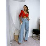 Calça Wide Leg Jeans Jasmine