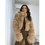 Casaco Pelo Mocha Mousse Jeiny