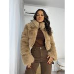 Calça Wide Leg Jeans Marrom Ivy